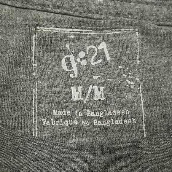 🎁5/$25 G21 New York Graphic Tee Shirt Women's Size Medium Short Sleeve Grey - Picture 3 of 5